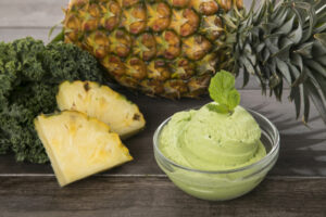 Kale Pineapple Ice Cream